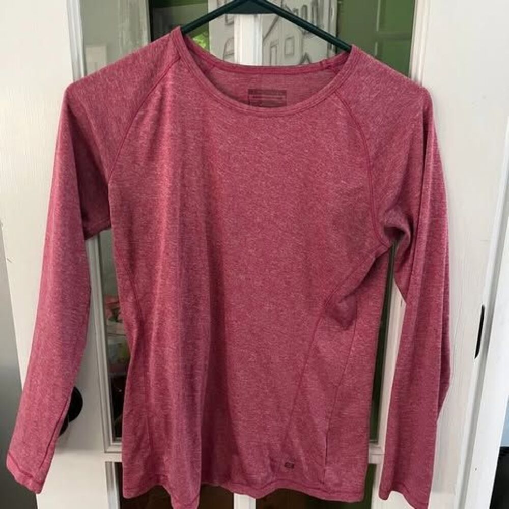 Under Armour Pink Heather Long Sleeve Shirt M